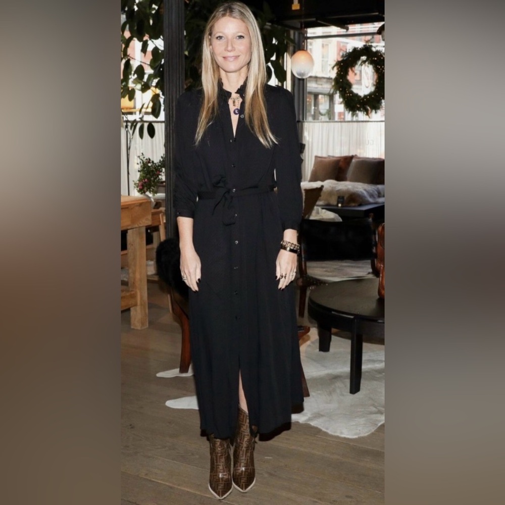 G by Goop black maxi dress - Picture 2 of 5